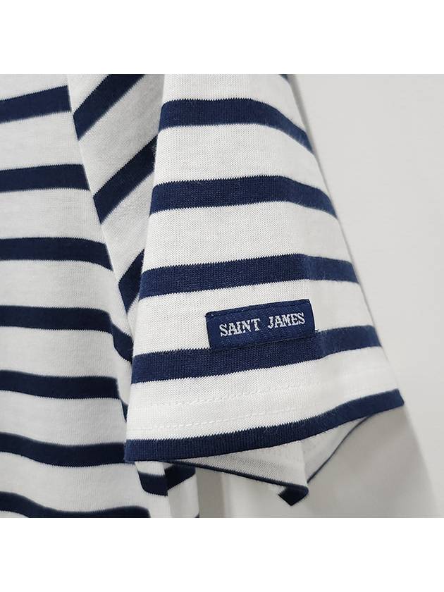 Levant Modern Striped Short Sleeve T-Shirt Marine - SAINT JAMES - BALAAN 6