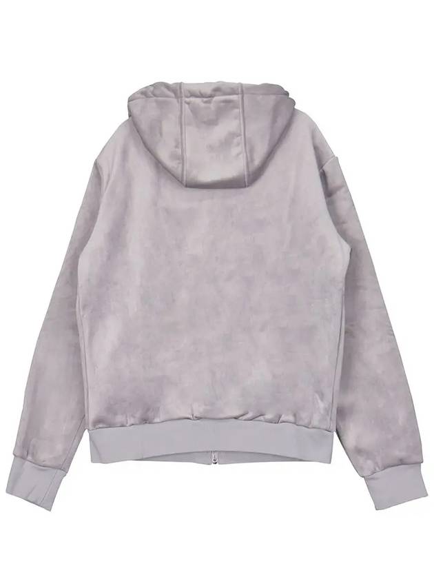 Men s Casual Gray Hooded Zip Up Jumper AJP118 - IKALOOOK - BALAAN 5