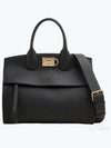 Studio Soft Tote Bag Black - SALVATORE FERRAGAMO - BALAAN 2