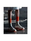 A COLD WALL Men s Light Gray Orange Leather NC 1 Boots ACWUF029B - A-COLD-WALL - BALAAN 8