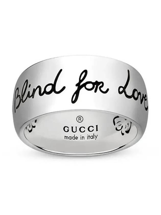 Blind For Love Ring Silver YBC455248001 - GUCCI - BALAAN 4