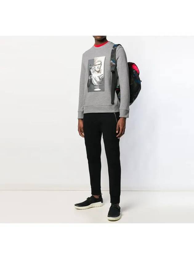 I-Claudius Sweatshirt Grey - NEIL BARRETT - BALAAN 7