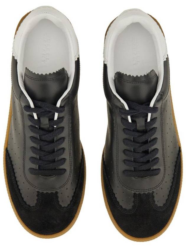 Bryce Logo Tab Low Top Sneakers Black - ISABEL MARANT - BALAAN 3