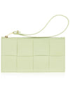 Intrecciato Weaving Gold Zipper Strap Bill Clutch Bag Lemon Washed - BOTTEGA VENETA - BALAAN 2