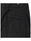 Light Stretch Cotton Bermuda Shorts Black - STONE ISLAND - BALAAN 8