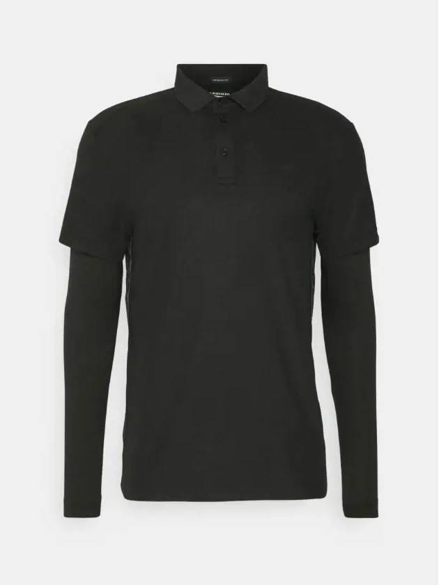 Liam Regular Fit Long Sleeve PK Shirt Black - J.LINDEBERG - BALAAN 2