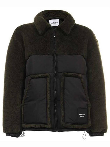 Teddy Padded Jacket Army Black - AMBUSH - BALAAN 1