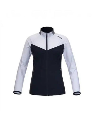 YONEX 233WU002F Black Women s V Line Cut Point Training Jacket - YOUNESS - BALAAN 1