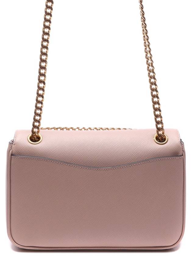 Women's Saffiano Gold Logo Chain Shoulder Bag - PRADA - BALAAN 4