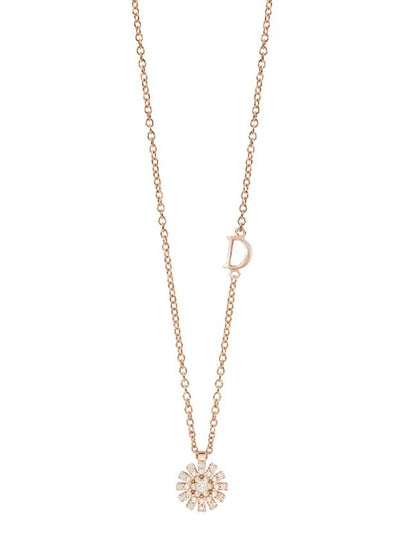 Margherita Diamonds 8mm Necklace Pink Gold - DAMIANI - BALAAN 2