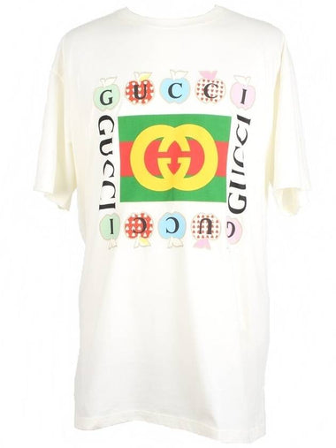 Interlocking logo short sleeve M - GUCCI - BALAAN 1