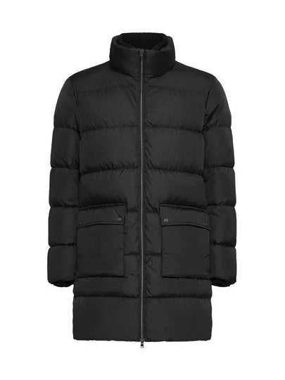 Quilted High Neck Two Pocket Padded Jacket Black PI001149U 12004Z 9389 - HERNO - BALAAN 2