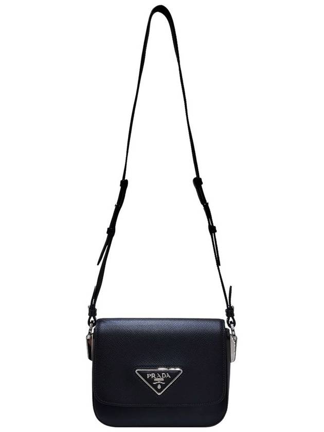 Women s 1BD249 Triangle Logo Saffiano Flap Shoulder Bag - PRADA - BALAAN 5