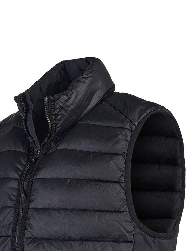 Loom Woven Chambers Recycled Nylon Down TC Vest Black - STONE ISLAND - BALAAN 6