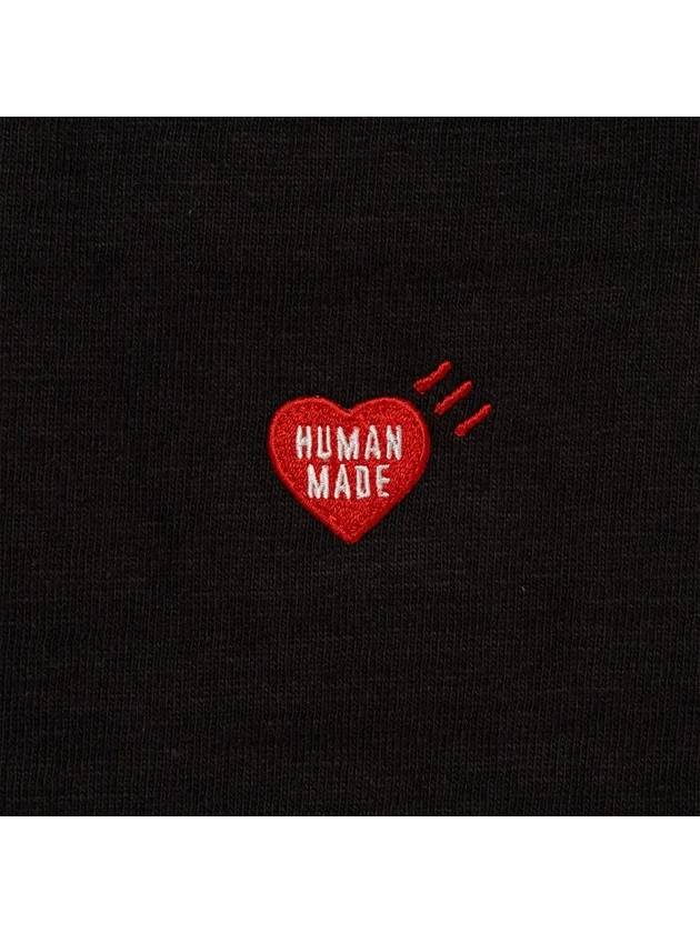 Heart badge short sleeve t shirt black HM28CS030 - HUMAN MADE - BALAAN 4