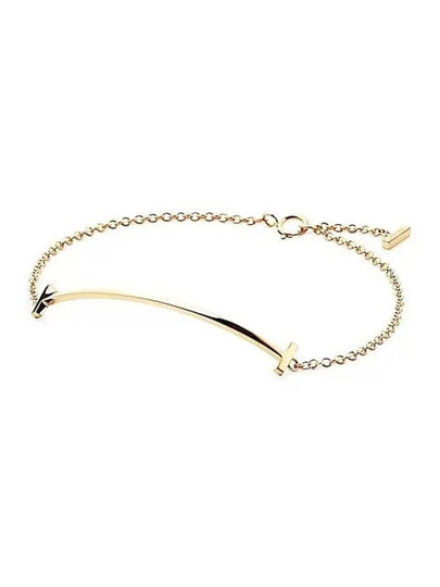 T Smile Bracelet Gold - TIFFANY & CO. - BALAAN 4