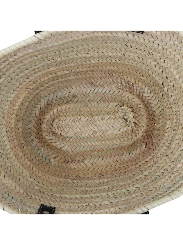 32702S81 Palm leaf calfskin basket bag large 33709Y 4 - LOEWE - BALAAN 7