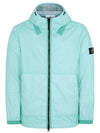 Men's Wappen Membrana Windbreaker Blue - STONE ISLAND - BALAAN 2