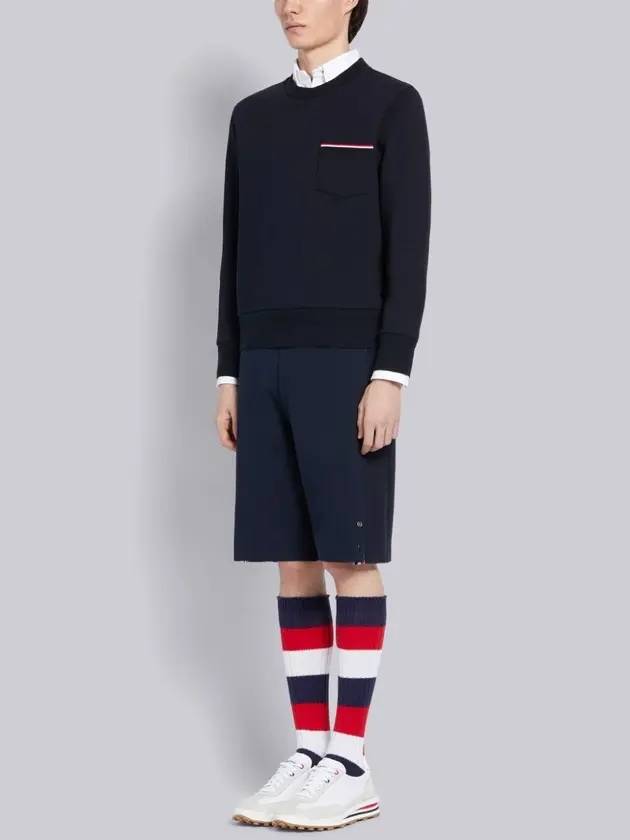 Fine Kid Suede Tech Runner White - THOM BROWNE - BALAAN 7