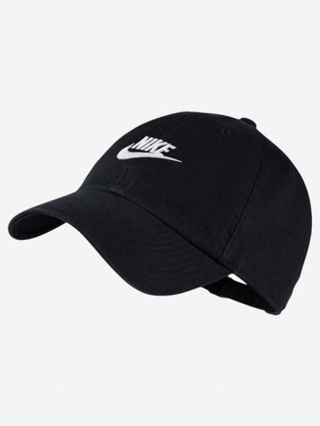 Sportswear Heritage 86 Futura Washed Ball Cap Black - NIKE - BALAAN 2