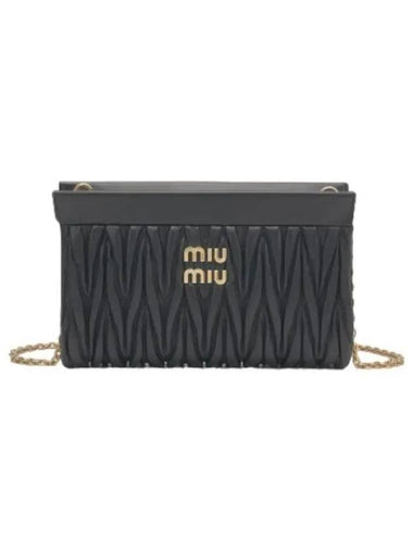 matelasse clutch black - MIU MIU - BALAAN 1