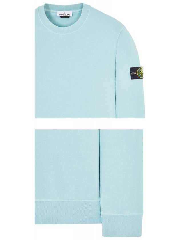 Wappen Patch Crew Neck Sweatshirt Mint - STONE ISLAND - BALAAN 6