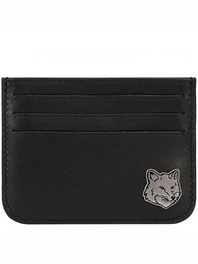 Fox Head Business Card Wallet Black - MAISON KITSUNE - BALAAN 2