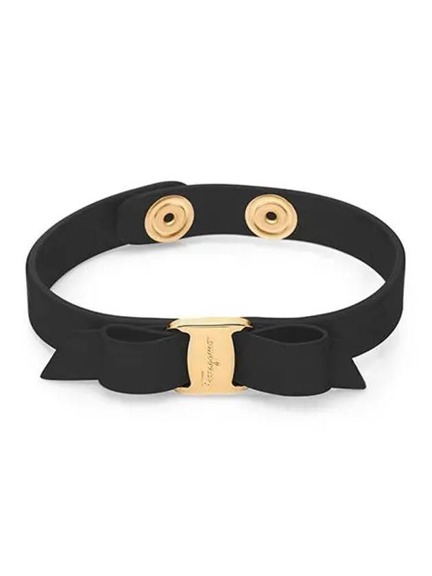 Vara Bow Bracelet Black - SALVATORE FERRAGAMO - BALAAN 3