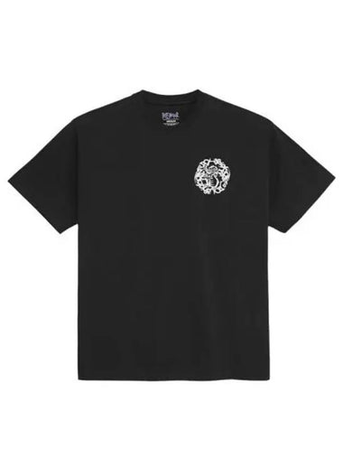 POLAR Hijack Short Sleeve T Shirt Black - POLAR SKATE CO. - BALAAN 1