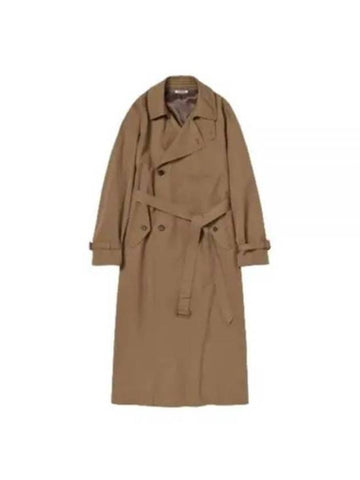 Coat A23AC01CG Free LIGHT BROWN CHAMBRAY - AURALEE - BALAAN 1