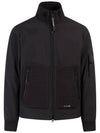 Men's Logo Patch Pocket Zip-Up Jacket Black - CP COMPANY - BALAAN 1