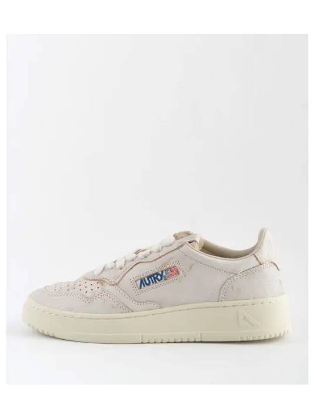 Medalist Leather Low-Top Sneakers Beige - AUTRY - BALAAN 2