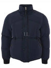 Nylon Funnel High Neck Padding Navy - TOM FORD - BALAAN 2