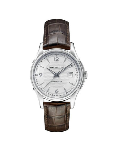 Jazzmaster Viewmatic Leather Watch White - HAMILTON - BALAAN 1