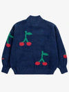 BOBO Cherry All Over Knit Sweater B224AC119 Italian Kids - BOBO CHOSES - BALAAN 3