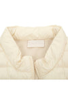 Women's Padded Down Cotton Zip-Up Jacket White - MONCLER - BALAAN 11