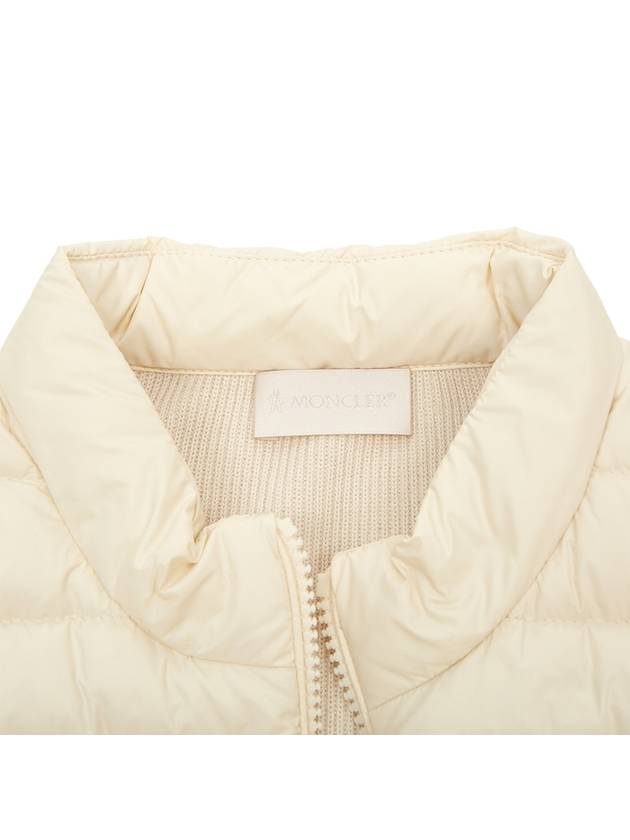 Women's Padded Down Cotton Zip-Up Jacket White - MONCLER - BALAAN 11