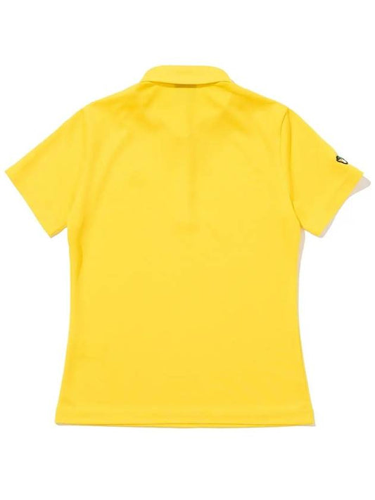 20ne Doug embroidered collar women’s T-shirt YELLOW - 20THHOLE - BALAAN 2