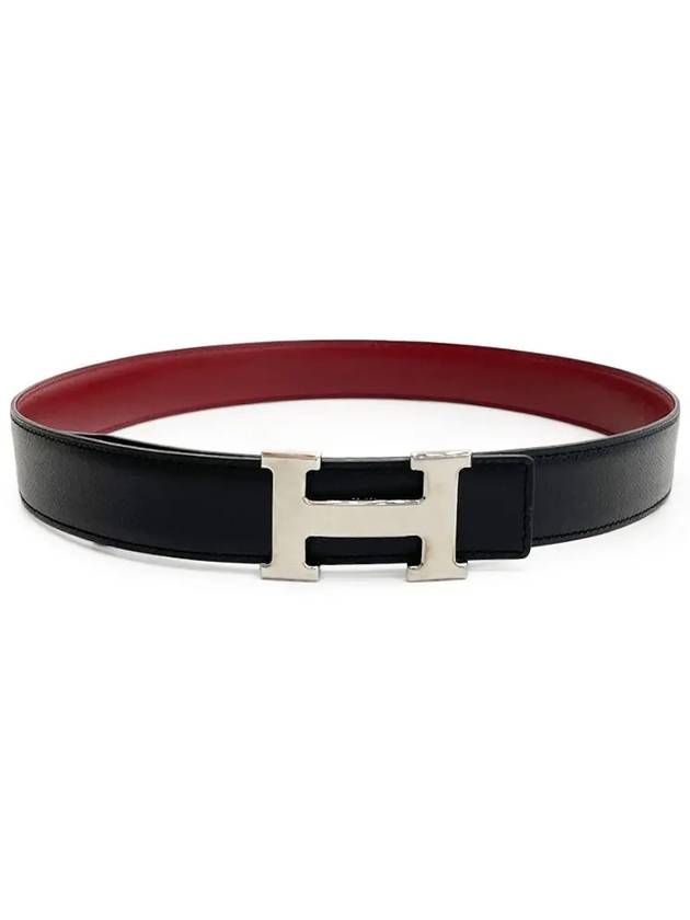 Women s H belt 80 black loose ash silver 2HA0895 - HERMES - BALAAN 1