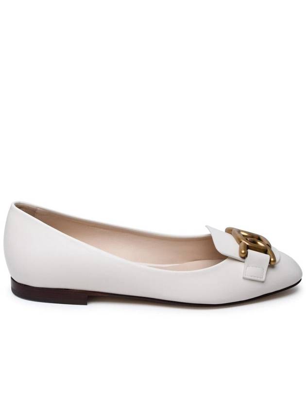 Kate Leather Ballerina White - TOD'S - BALAAN 2