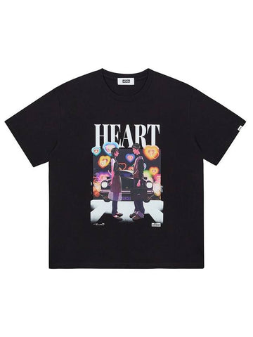 Artist Heart Short Sleeve T-Shirt Black - ULKIN - BALAAN 1