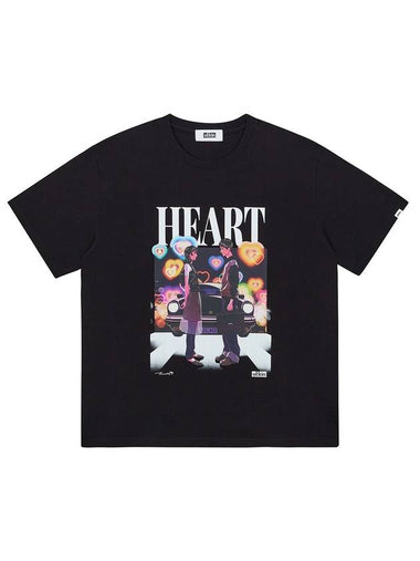 Artist Heart Short Sleeve T-Shirt Black - ULKIN - BALAAN 1