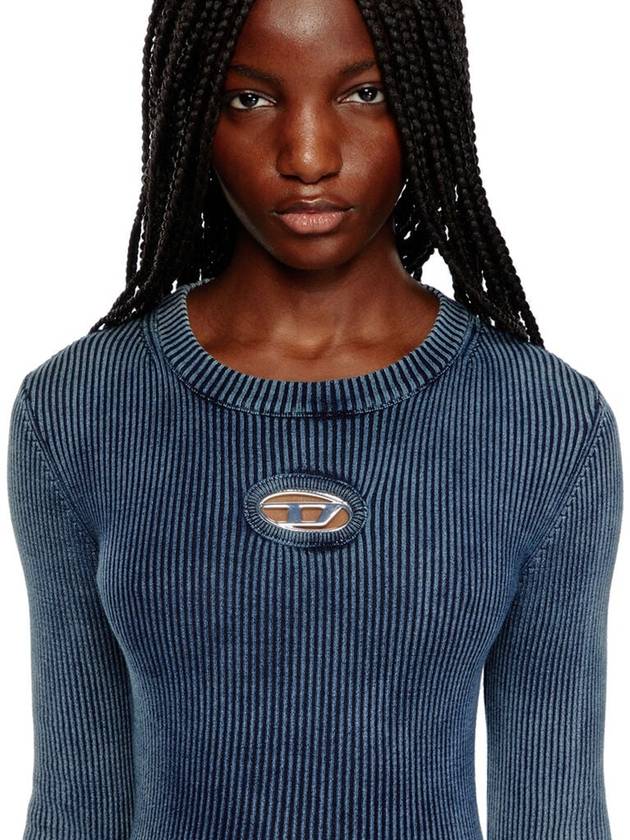 M-Anchor-A Knit Top Blue - DIESEL - BALAAN 6