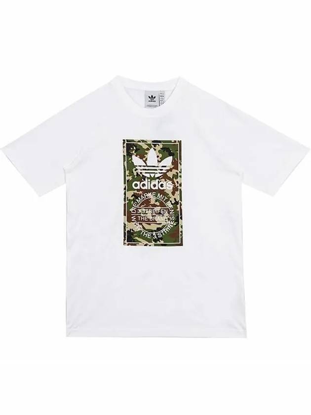 Camo Tongue Short Sleeve T-Shirt White - ADIDAS - BALAAN 3