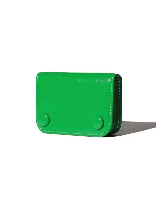 Dot compact business card card wallet green - LE MASQUE - BALAAN 1