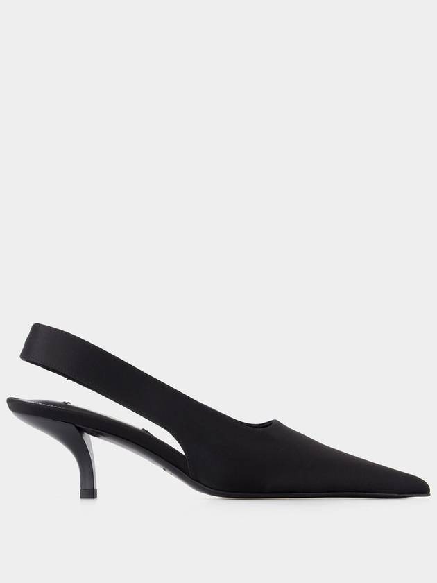 Classic Slingbacks - TOTEME - Silk - Black - TOTEME - BALAAN 1