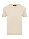 Val D Orcia Crewneck Silk Cashmere Knit Top Ivory - LORO PIANA - BALAAN 1