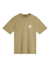 Dale Seasonal Print Short Sleeve T-Shirt Khaki - J.LINDEBERG - BALAAN 2