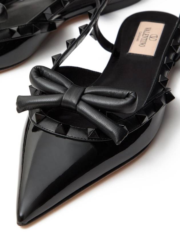 VALENTINO ROCKSTUD BOW BALLERINA - VALENTINO - BALAAN 5