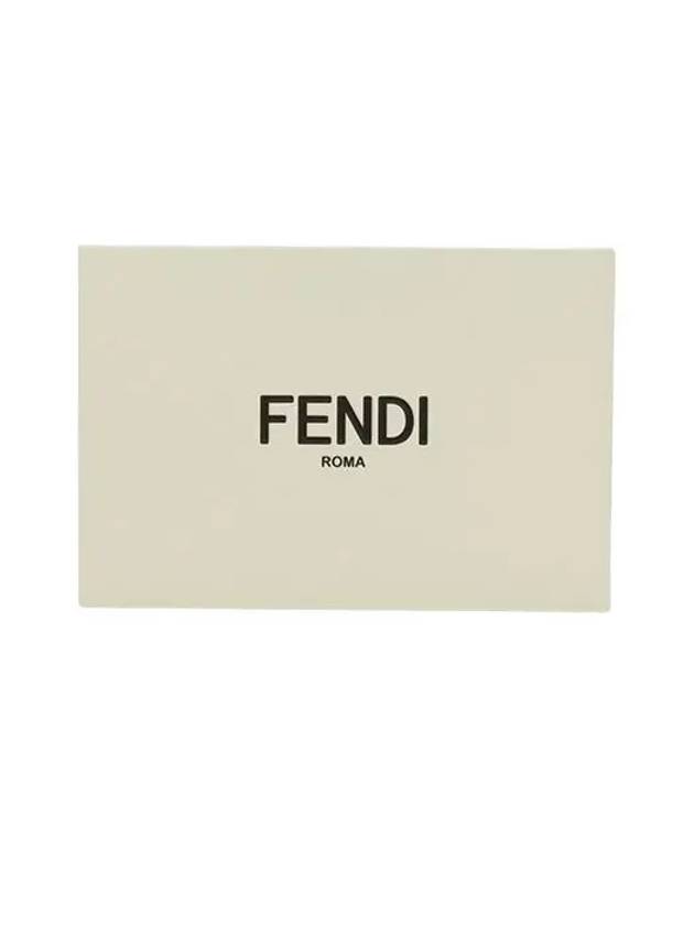 FF Logo Card Wallet Brown - FENDI - BALAAN 9